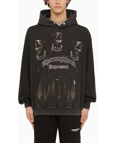 Represent Thoroughbred Hoodie Sweatshirt - Black