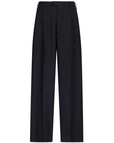 Marni Tropical Tailored Wool Trousers - Blue