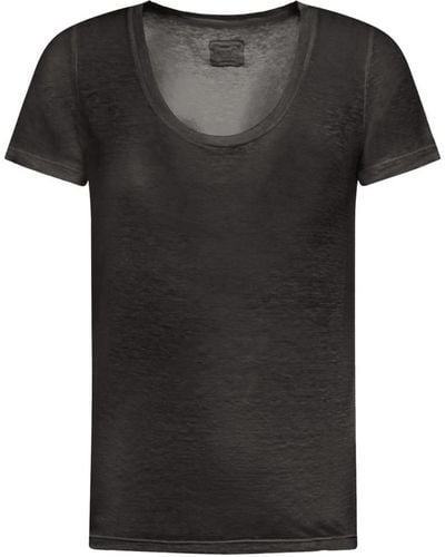 120% Lino T-Shirts - Black