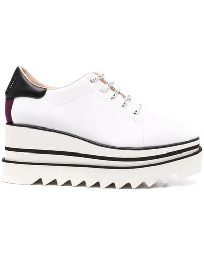 Stella McCartney Elyse Ridged Sole 80mm Sneakers - White