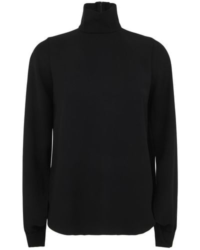 N°21 High Neck Sweater Clothing - Black