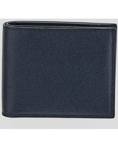 Valextra Simple Grip Wallet - Blue