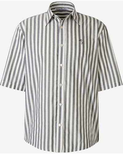 Acne Studios Striped Shirt - White