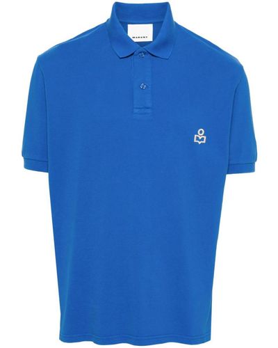 Isabel Marant Polo Shirt With Logo - Blue