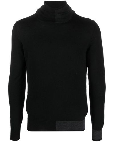 Fabrizio Del Carlo Wool Turtle Neck Sweater Clothing - Black
