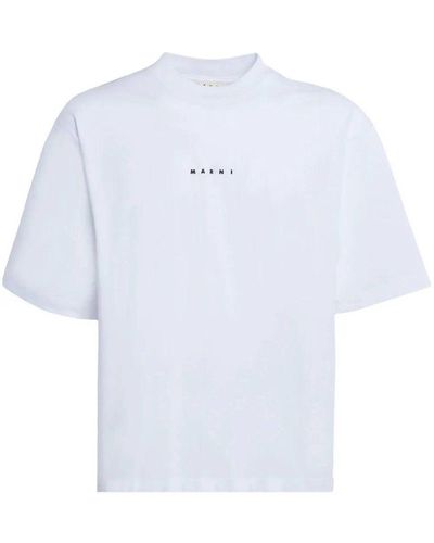 Marni Logo Cotton T-shirt - White