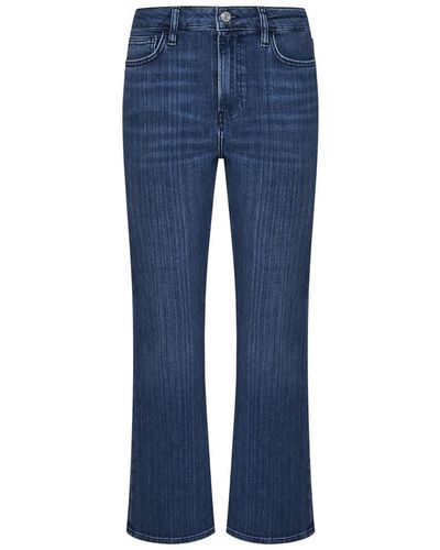 FRAME Denim Le Crop Mini Boot Jeans - Blue