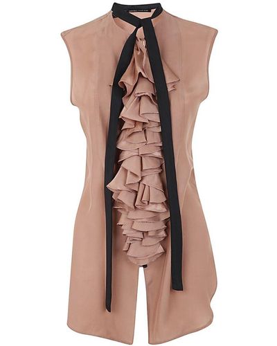 Ibrigu Sleeveless Silk Chemise Clothing - Pink
