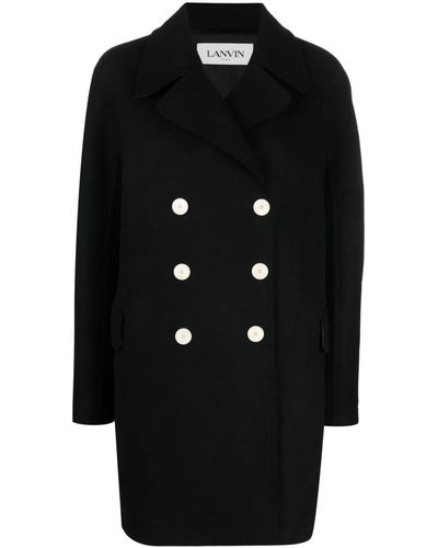 Lanvin Coats Black