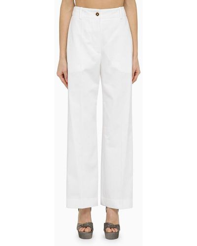 Patou White Structured Pants