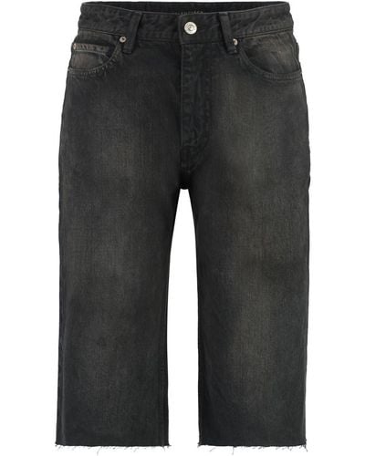 Balenciaga Cotton Bermuda Shorts - Grey
