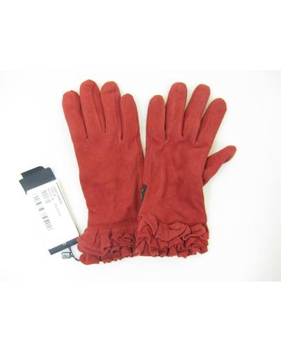 Armani Jeans Aj Gloves - Red