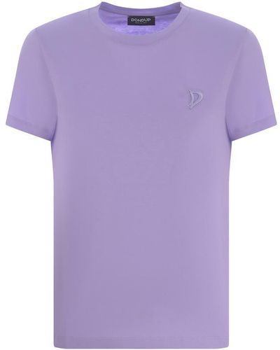 Dondup T-Shirts And Polos - Purple