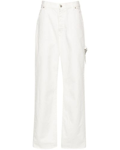 DARKPARK Loose Fit Denim Jeans - White