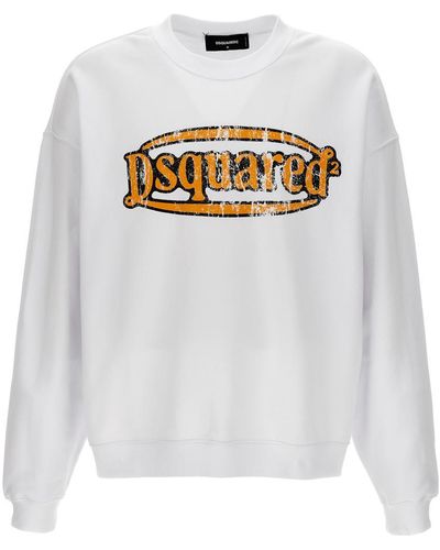 DSquared² Logo Sweatshirt - White