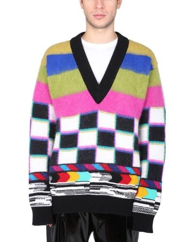 Dolce & Gabbana "glitch" Sweater - Multicolour