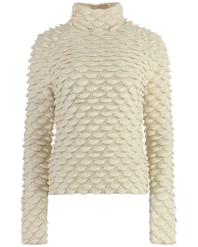 Bottega Veneta Wool Turtleneck Sweater - White