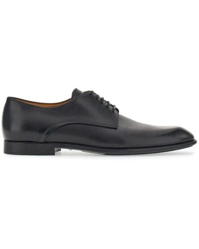 Ferragamo Nuanced Derby Shoes - Black