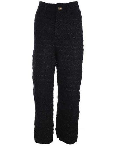 Balenciaga Wool Baggy Pants - Black