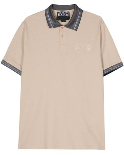Versace Monogram Polo T.Shirt - Natural