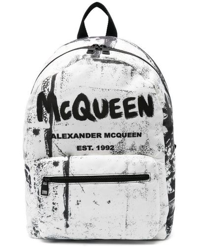 Alexander McQueen Backpacks - White