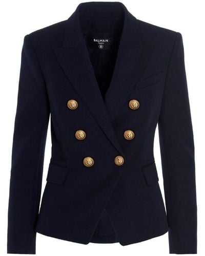 Balmain Double-Breasted Blazers for Women - Up to 61% off | Lyst