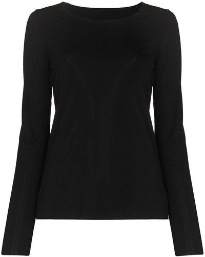 Wolford Aurora Long Sleeve Pullover - Black
