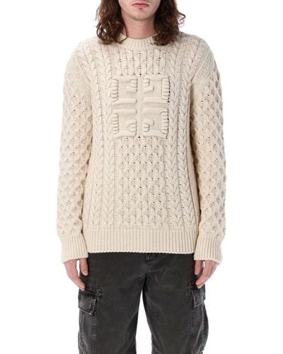 Givenchy 4G Knit Sweater - Natural