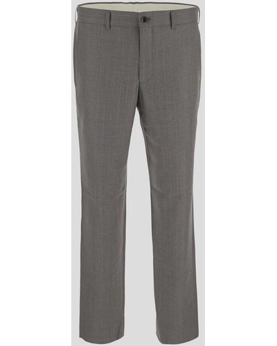 Homme by Michele Rossi Plus Trousers - Grey