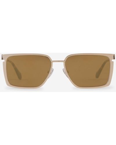 Off-White c/o Virgil Abloh Off- Rectangular Yoder Sunglasses - Natural