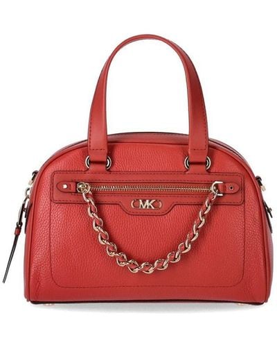Michael Kors Williamsburg Terracotta Handbag - Red