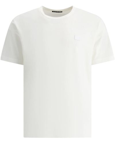Acne Studios "Nash Face" T-Shirt - White