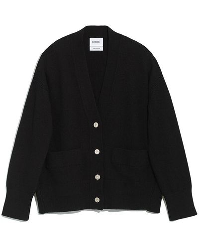 Barrie Iconic Cashmere Cardigan - Black