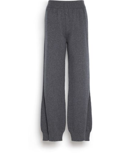 Barrie Iconic Cashmere Trousers - Grey