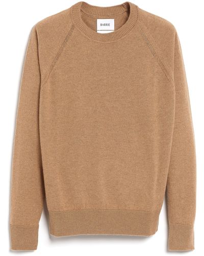 Barrie Cashmere Round-neck Sweater - Brown