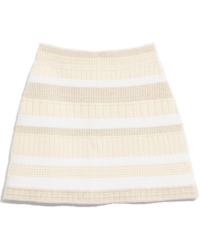 Barrie Cashmere Skirt - Natural