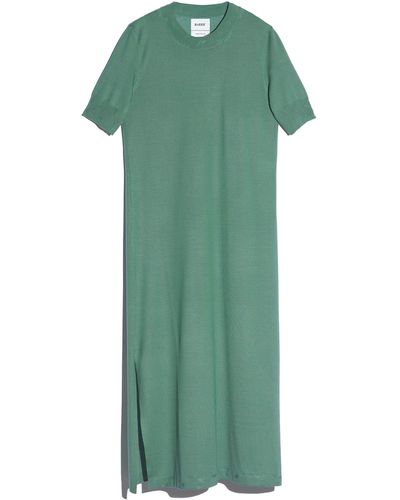 Barrie Ultra-fine Cashmere Maxi Dress - Green