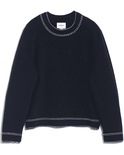 Barrie Denim Cashmere And Cotton Sweater - Blue