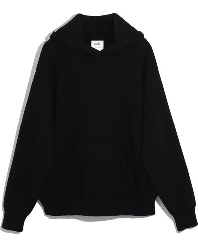 Barrie Sportswear Cashmere And Cotton Hoodie - Black