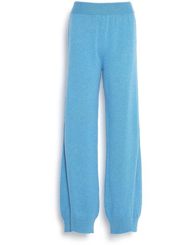 Barrie Iconic Cashmere Pants - Blue