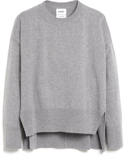 Barrie Iconic Oversized Cashmere Sweater - Gray