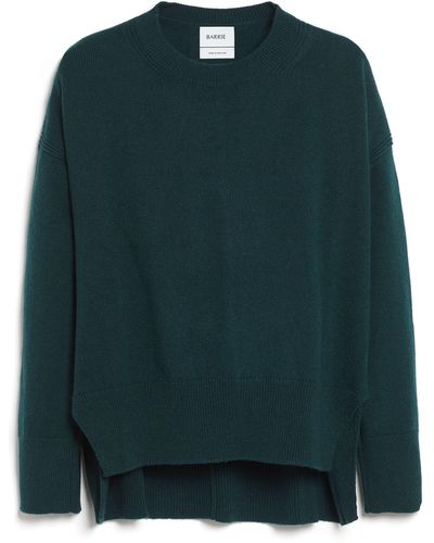 Barrie Iconic Oversized Cashmere Jumper - Green