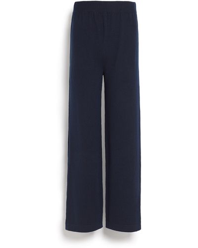 Barrie Fluid Cashmere Pants - Blue