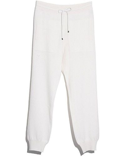 Barrie Timeless Cashmere sweatpants - White