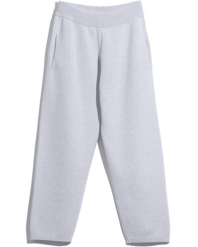 Barrie Sportswear Cashmere And Cotton sweatpants - Blue