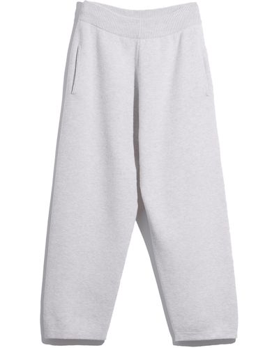Barrie Sportswear Cashmere And Cotton sweatpants - Gray
