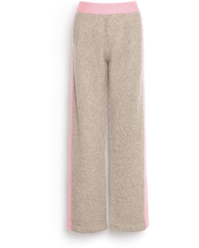 Barrie Pants In Marled Cashmere - Natural