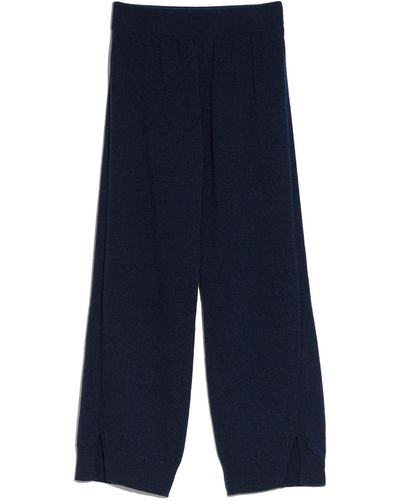 Barrie Iconic Cashmere Pants - Blue