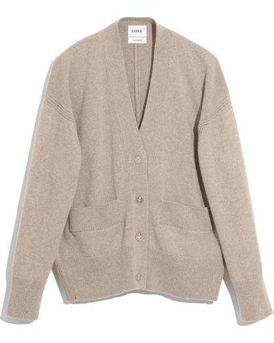 Barrie Iconic Cashmere Cardigan - Natural