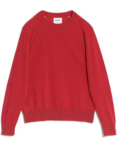 Barrie Cashmere Round-neck Sweater - Red